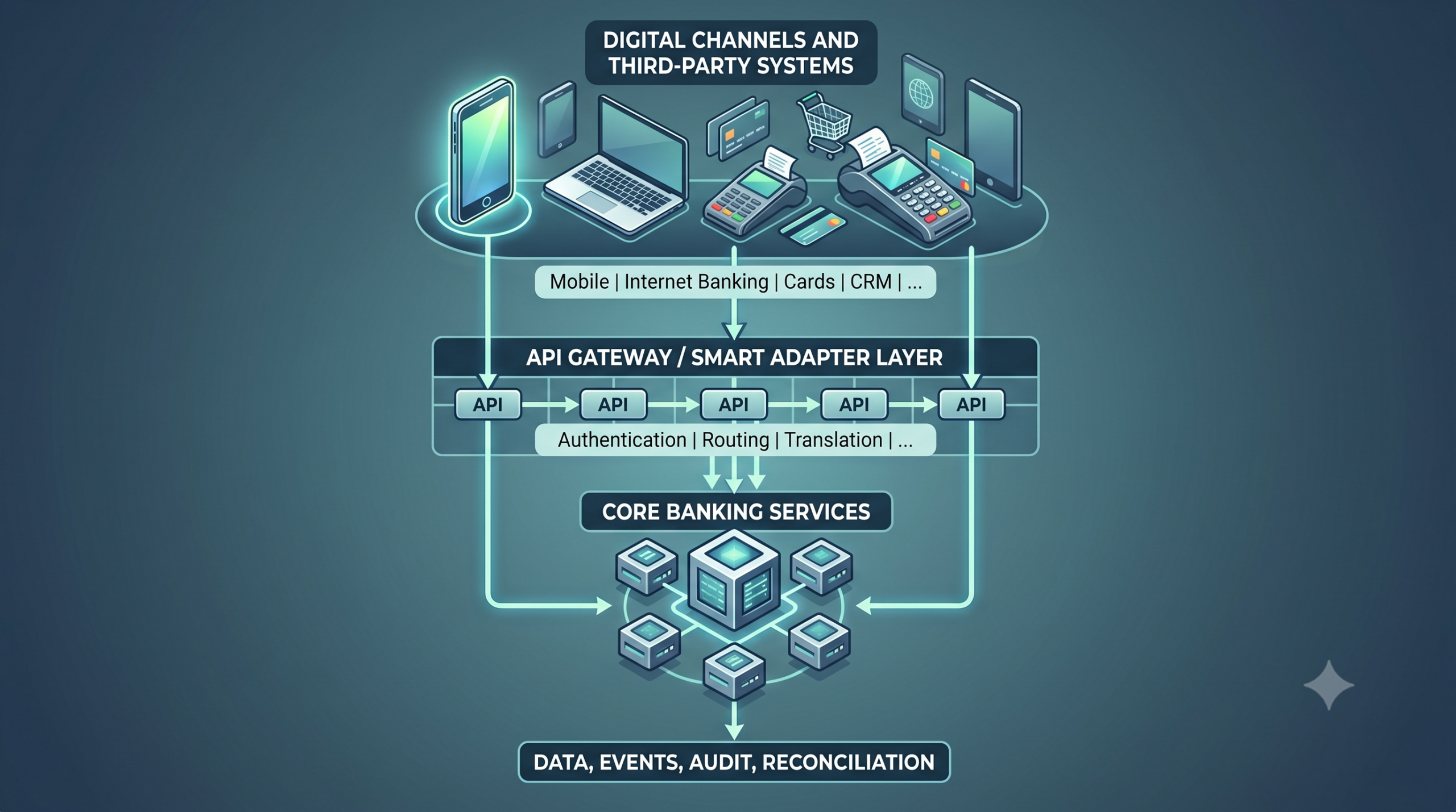 integration in core banking migration