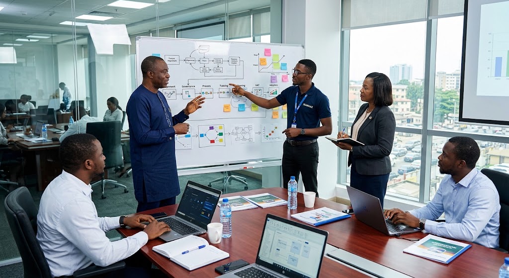 Change management during core banking migration