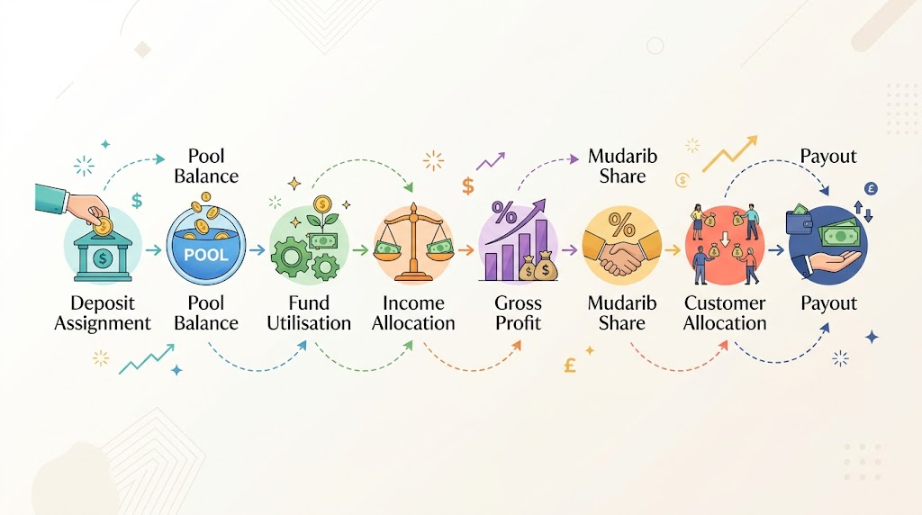 pool-based profit distribution Islamic banking